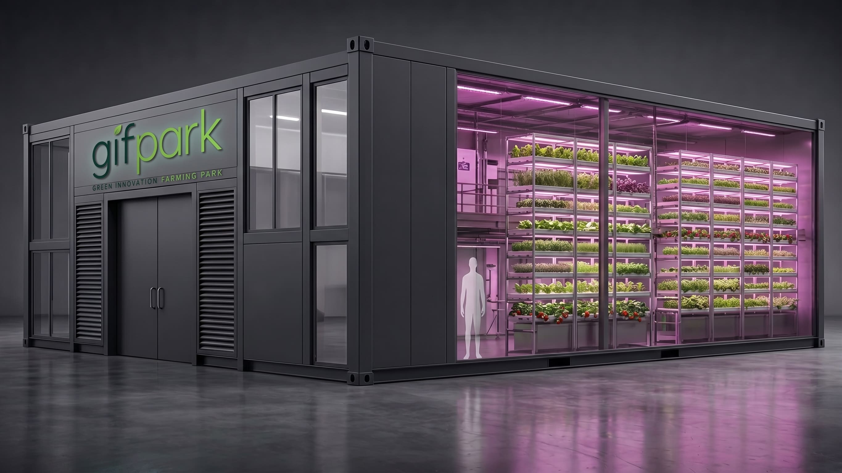 GiFPARK Büyük Ölçekli Tam Kontrollü Bitki Fabrikası